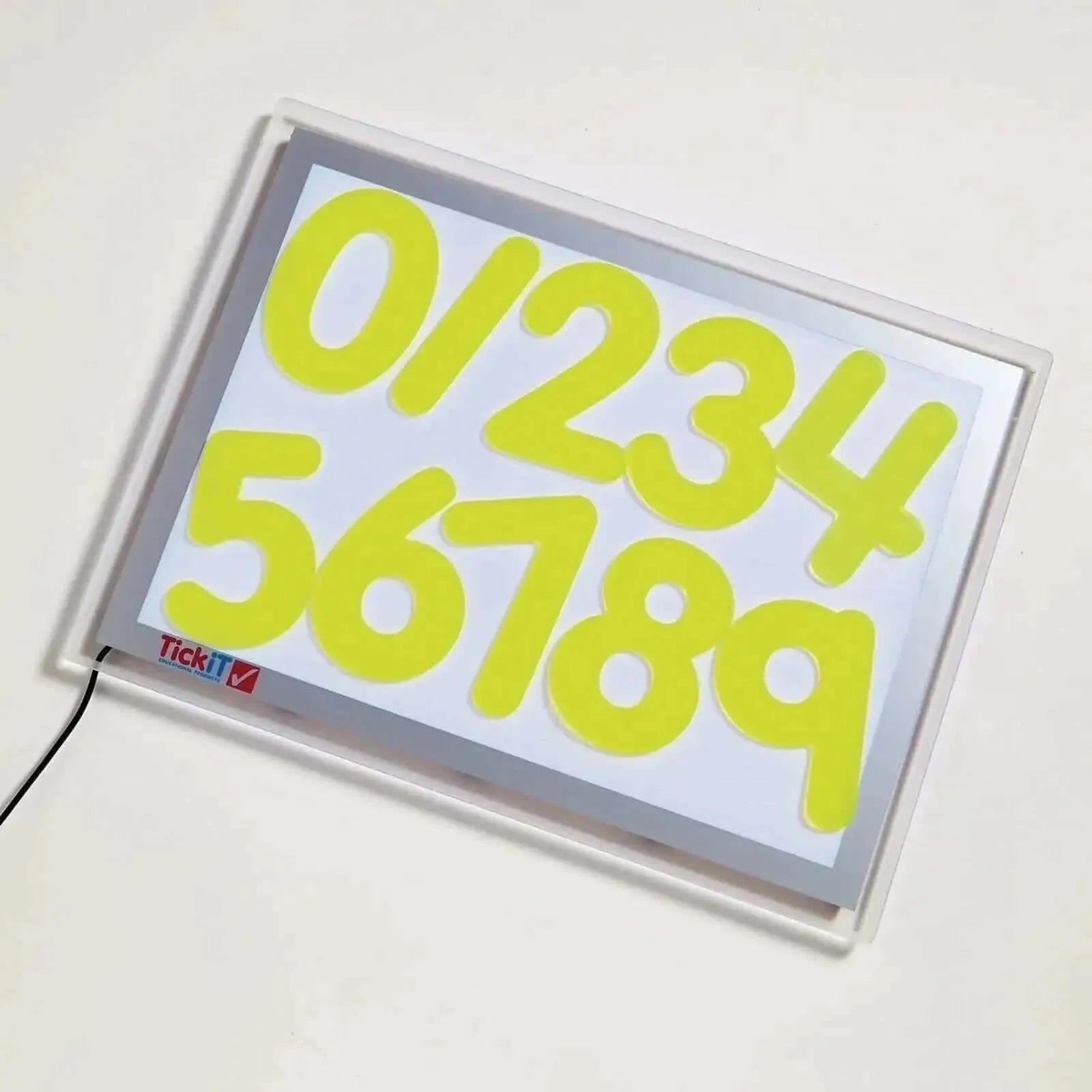 SiliShapes® Trace Numbers Yellow – Pk10-SiliShapes® Trace Numbers Yellow – Pk10