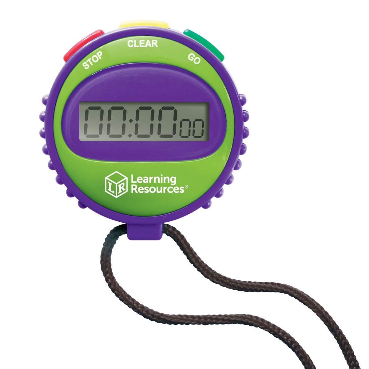 Simple Stopwatch, On your mark get set.go! Great for races, games and other timed activities, this simple stopwatch is easy to use, making it perfect for both children and adults. The Easy-to-use simple stopwatch has a chunky design which is ideal for small hands with three Simple button functions; green for go, red for stop and yellow for clear Learning Resources Simple Stopwatch The Large digital display on the Simple Stopwatch shows minutes, seconds and 1/1000 seconds The Simple Stopwatch requires one 1.