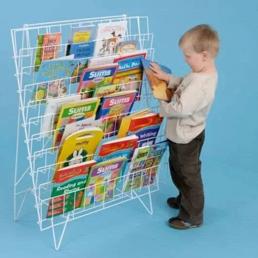 Single Sided Floor Standing Book Rack-Single Sided Floor Standing Book Rack