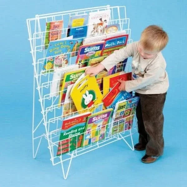 Single Sided Floor Standing Book Rack-Single Sided Floor Standing Book Rack