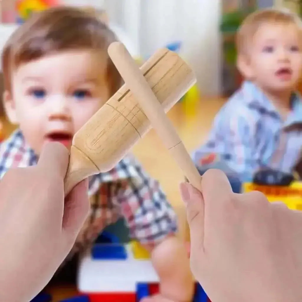 Single Wooden Agogo-Single Wooden Agogo