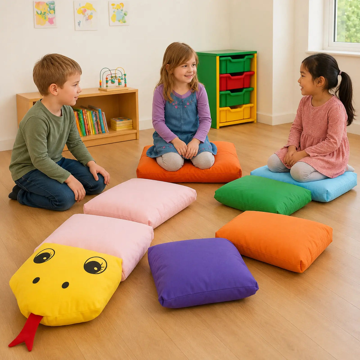 Sit and Slither Snake Cushion lifestyle image 3