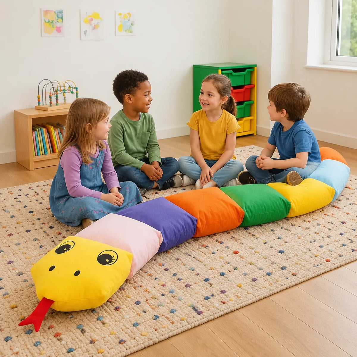 Sit and Slither Snake Cushion lifestyle image 5