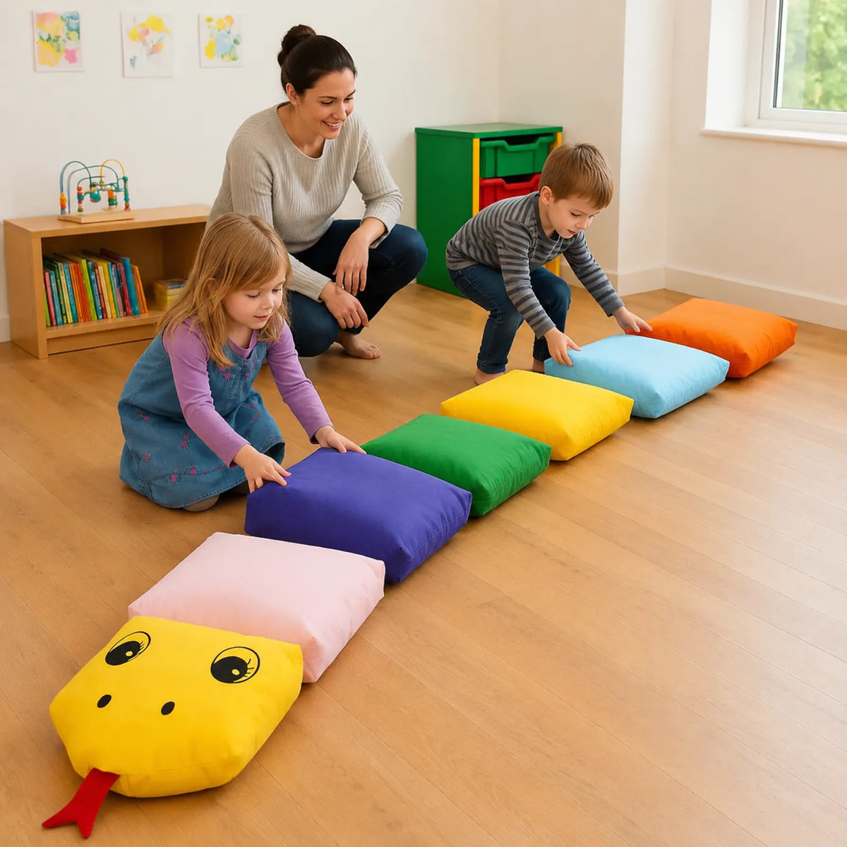 Sit and Slither Snake Cushion lifestyle image 7