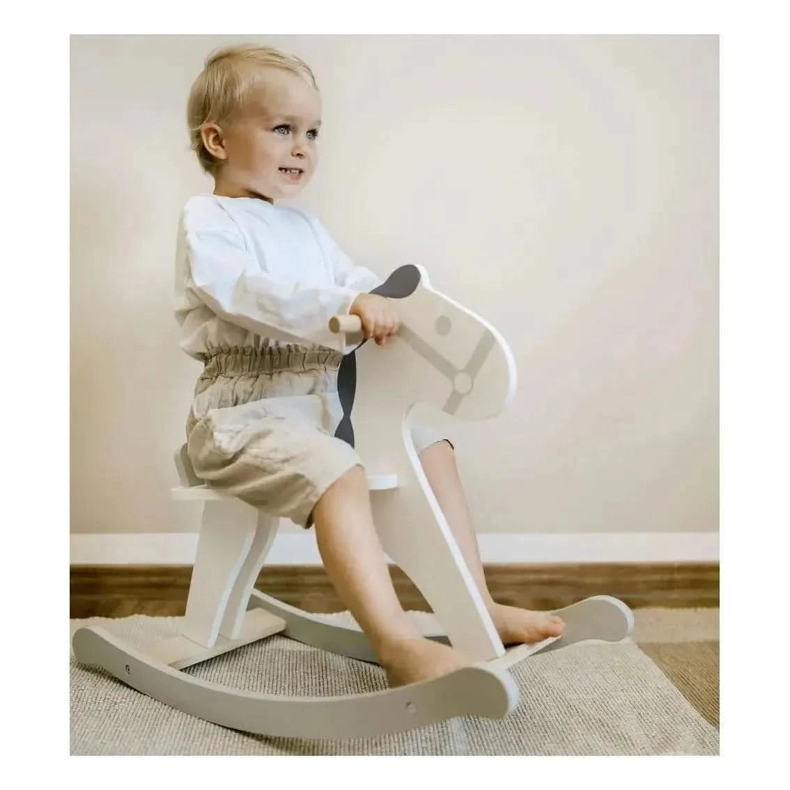 Skandi Wooden Rocking Horse-Skandi Wooden Rocking Horse