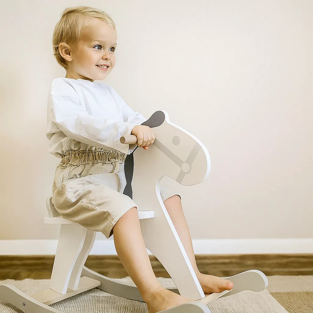 Skandi Wooden Rocking Horse-Skandi Wooden Rocking Horse