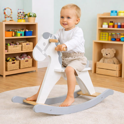 Skandi Wooden Rocking Horse-Skandi Wooden Rocking Horse