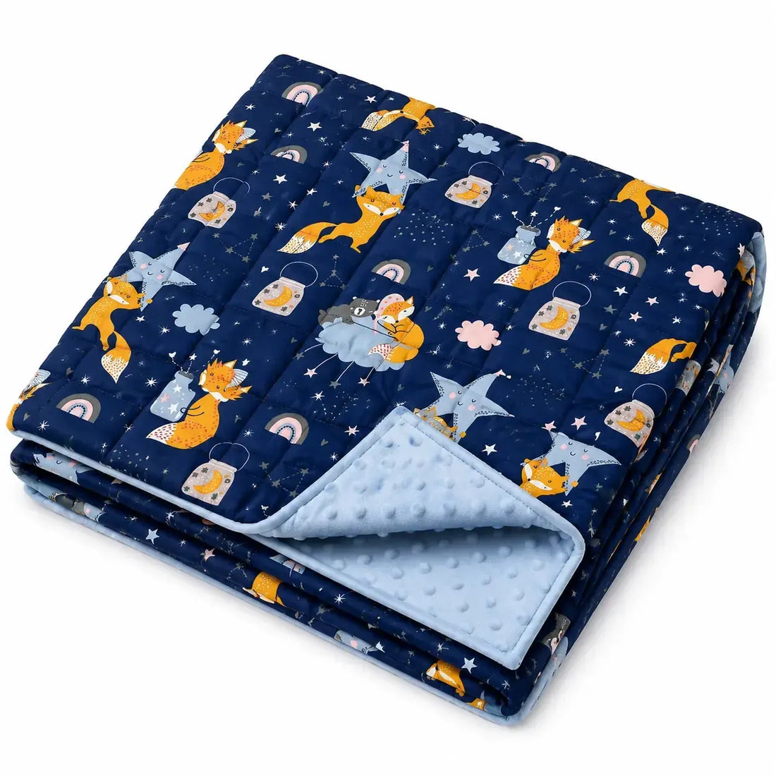 Sleeping Foxes Cotton Weighted Blanket-Sleeping Foxes Cotton Weighted Blanket