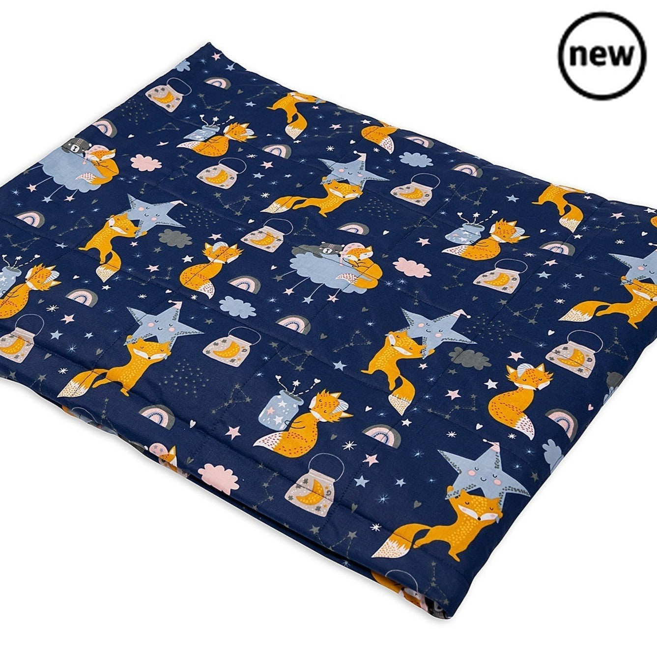 Sleeping Foxes Cotton Weighted Blanket, Introducing our Sleeping Foxes Cotton Weighted Blanket – a cozy haven of comfort entirely crafted for your individual preferences. Handmade from start to finish, this 100% cotton weighted blanket features delightful sleeping foxes, offering a personalized touch that caters to all age groups. Key Features: Handmade Excellence: Immerse yourself in the enchanting world of sleeping foxes with our entirely handmade weighted blanket. Customize every detail, from backing fab