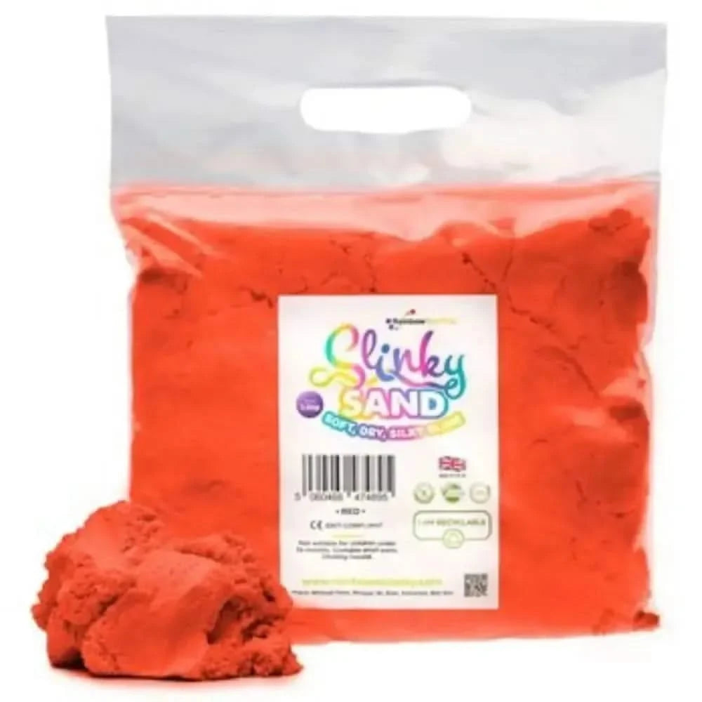 Slinky Sand Red 2.5kg Bag-Slinky Sand Red 2.5kg Bag