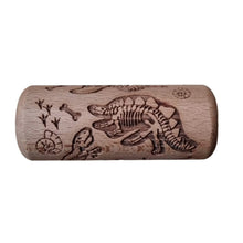 Small Dino Wooden Roller-Small Dino Wooden Roller