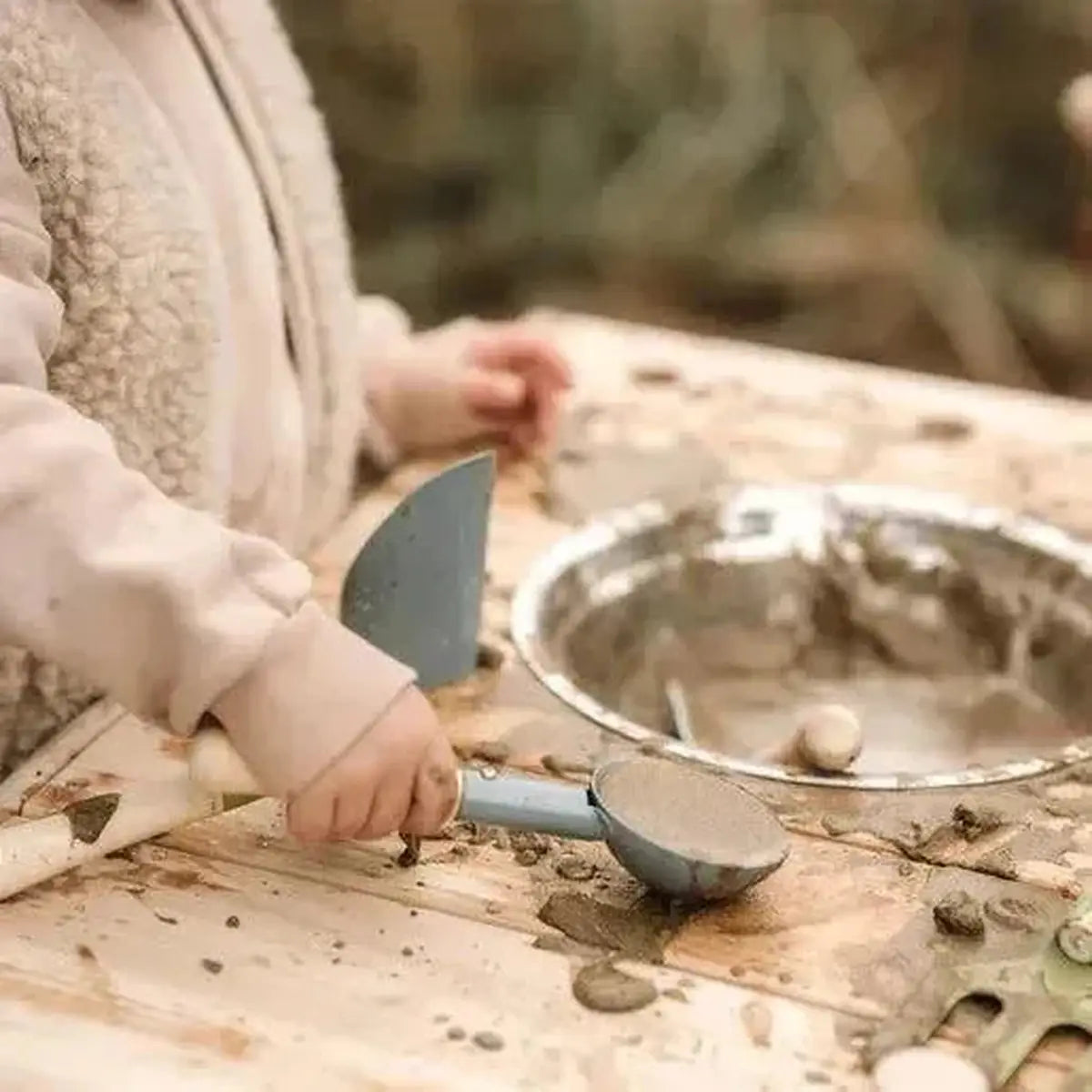 Small Foot Compact Wooden Mud Kitchen-Small Foot Compact Wooden Mud Kitchen