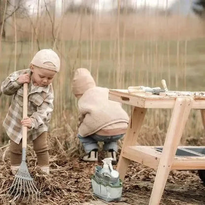 Small Foot Compact Wooden Mud Kitchen-Small Foot Compact Wooden Mud Kitchen