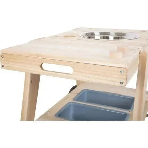 Small Foot Compact Wooden Mud Kitchen-Small Foot Compact Wooden Mud Kitchen