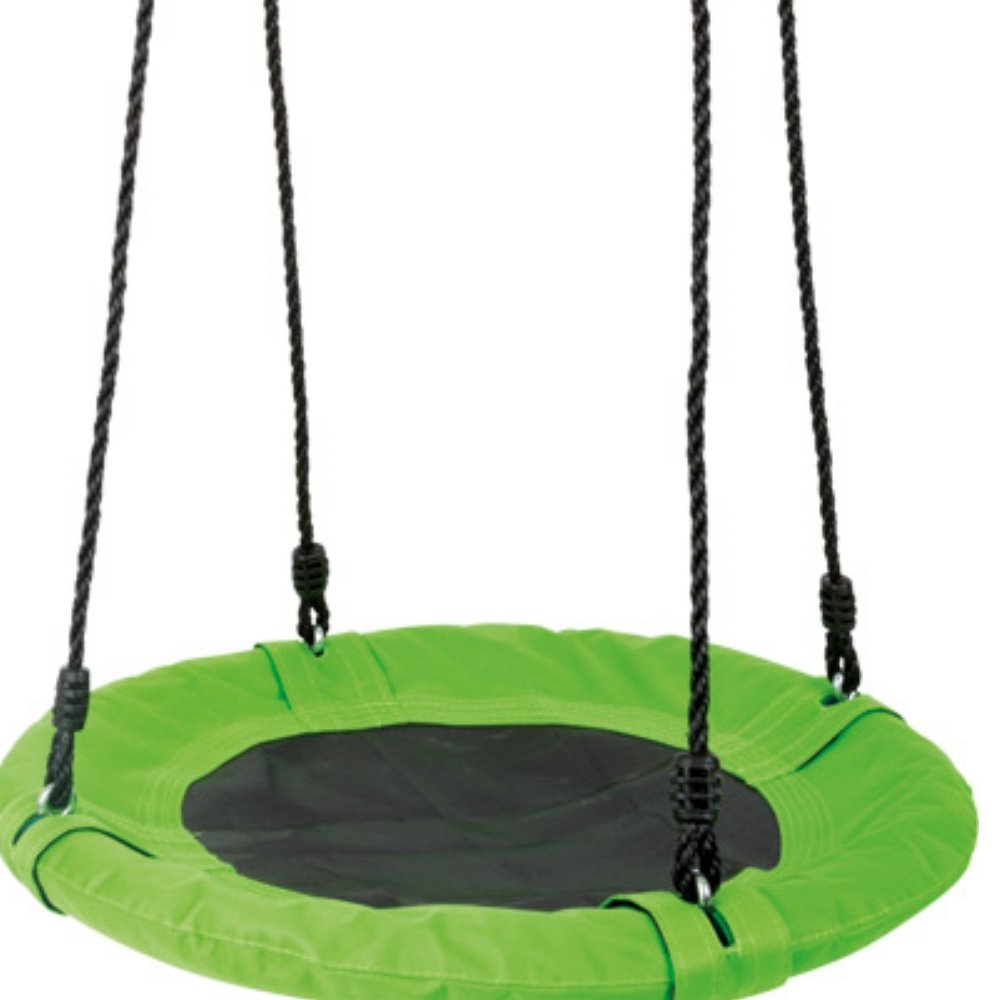 Small Mesh Vestibular Swing, The Small Mesh Vestibular Swing has a surface made from solid mesh for more comfort: you can sit on it, stand up, etc. The Small Mesh Vestibular Swing has Padded edges with 2 attachment points. The Small Mesh Vestibular Swing is made from weatherproof material, the height-adjustable mounting system with retaining rings and locking lugs, this net swing is the perfect outdoor and indoor toy with a real fun factor. Maximum weight supported 100 kg. From 3 years old. Diam.60cm. 4 str
