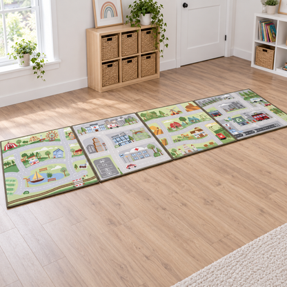 Small World Road Map Set 1 shown without children — indoor early years lifestyle image 6