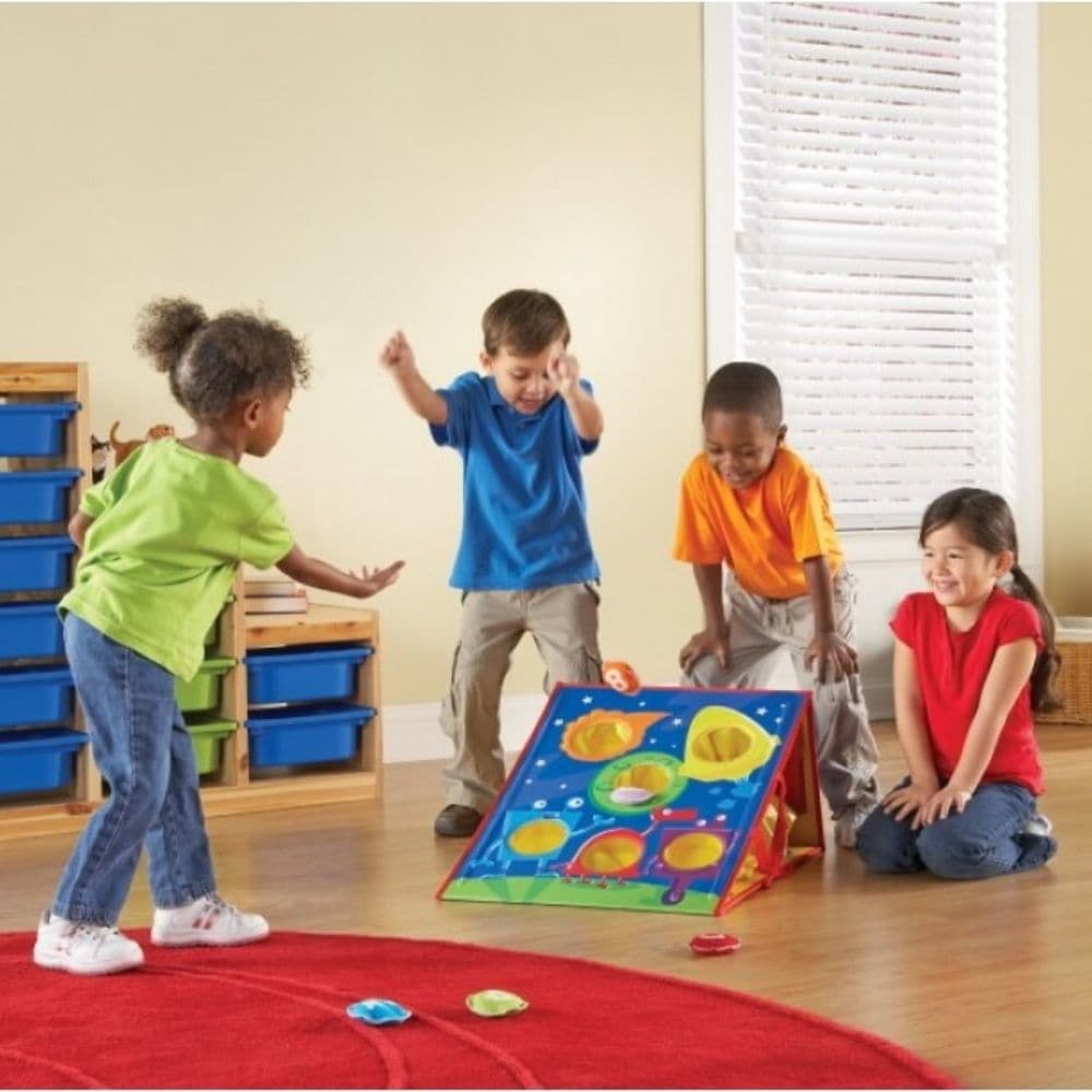 Smart Toss Early Skills Activity Set, The Smart Toss Early Skills activity set promotes physical activity and engage kinaesthetic learners The Smart Toss Early Skills Activity Set helps reinforce early numeracy skills while building gross motor skills and provides four different ways to play. The Smart Toss Early Skills Activity Set is a great game to develop gross motor skills and provide therapy fun through play. Perfect for after school clubs or school fetes, schools and nurseries Each set includes bean 