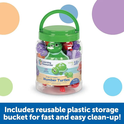 Snap-n-Learn Number Turtles-Snap-n-Learn Number Turtles