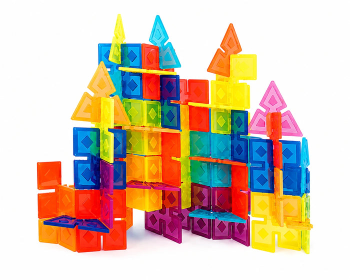 Snow Flake Building Block 100pk-Snow Flake Building Block 100pk