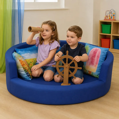 Snuggly Den Blue Cotton lifestyle image 7