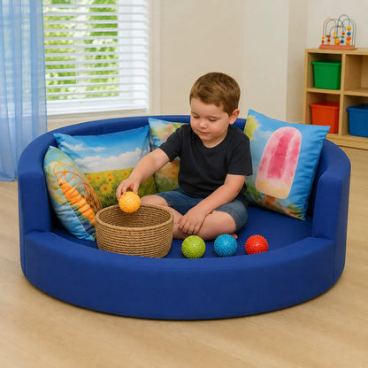 Snuggly Den Blue Cotton lifestyle image 8