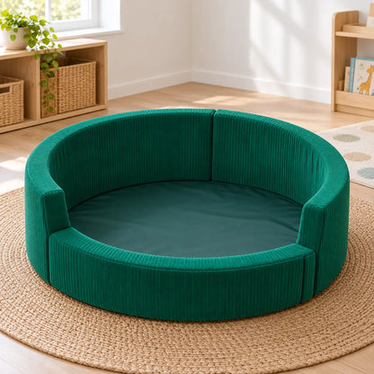 Snuggly Den Green Cord natural lifestyle view 1