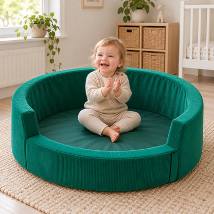 Snuggly Den Green Cord natural lifestyle view 3