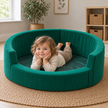 Snuggly Den Green Cord natural lifestyle view 6