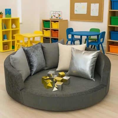 Snuggly Den Grey Chenille-Snuggly Den Grey Chenille