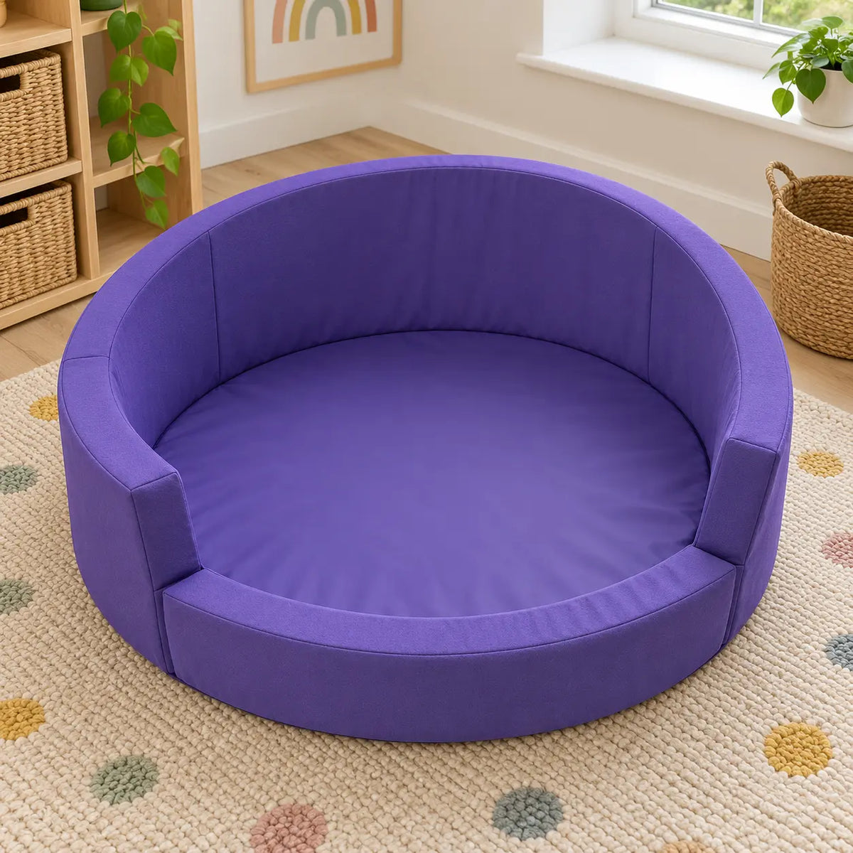 Snuggly Den Purple Cotton natural lifestyle image 2 of 8