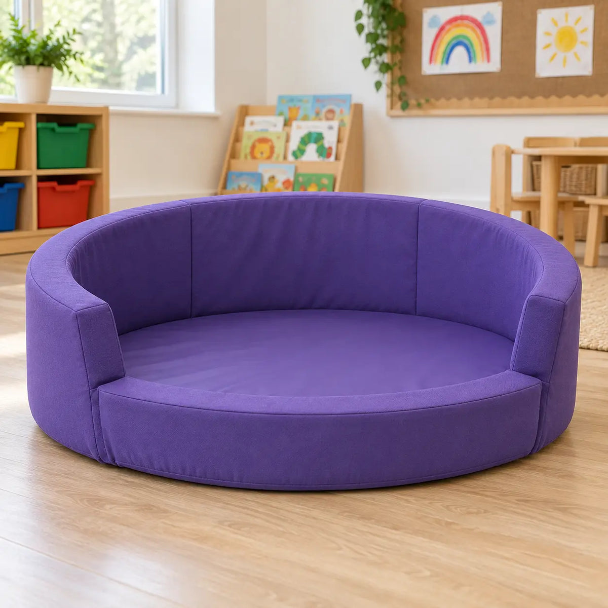 Snuggly Den Purple Cotton natural lifestyle image 7 of 8
