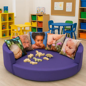 Snuggly Den Purple Cotton-Snuggly Den Purple Cotton