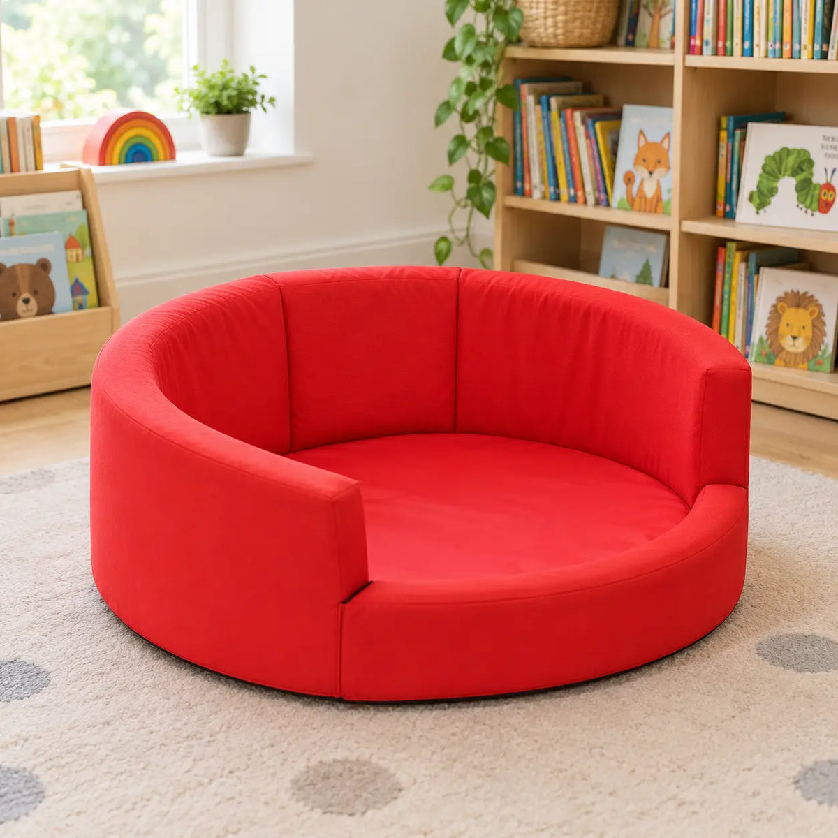 Snuggly Den Red Cotton natural lifestyle image 5 of 8