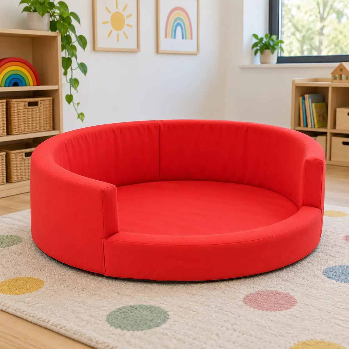 Snuggly Den Red Cotton natural lifestyle image 7 of 8