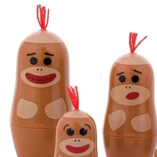 Sock Monkey Nesting Monkeys-Sock Monkey Nesting Monkeys