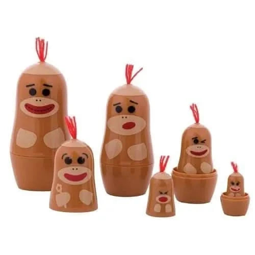 Sock Monkey Nesting Monkeys-Sock Monkey Nesting Monkeys