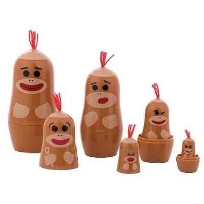 Sock Monkey Nesting Monkeys-Sock Monkey Nesting Monkeys