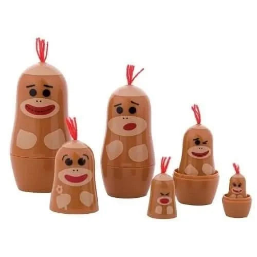 Sock Monkey Nesting Monkeys-Sock Monkey Nesting Monkeys