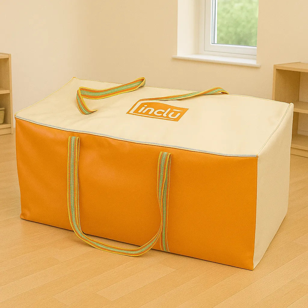 Soft Play Bag Orange and Cream-Soft Play Bag Orange and Cream
