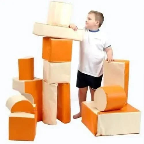 Soft Play Bag Orange and Cream-Soft Play Bag Orange and Cream