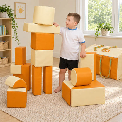Soft Play Bag Orange and Cream lifestyle image 1 of 8