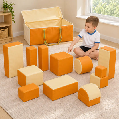 Soft Play Bag Orange and Cream lifestyle image 3 of 8