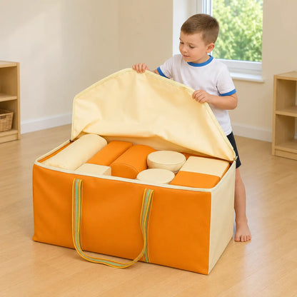 Soft Play Bag Orange and Cream lifestyle image 5 of 8