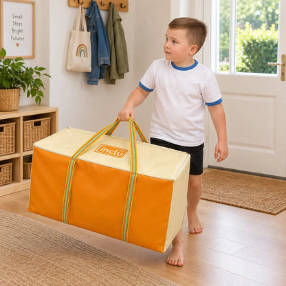 Soft Play Bag Orange and Cream lifestyle image 8 of 8