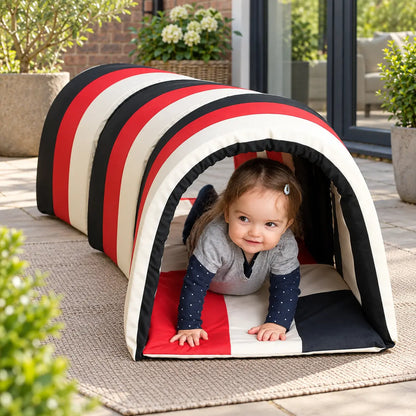 Soft Play Black and White Baby Crawl Tunnel lifestyle image 8 of 8