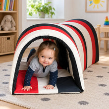Soft Play Black and White Baby Crawl Tunnel lifestyle image 1 of 8