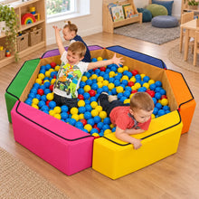 Soft Play Large Hexagonal Ball Pool with 500 Balls lifestyle view 1