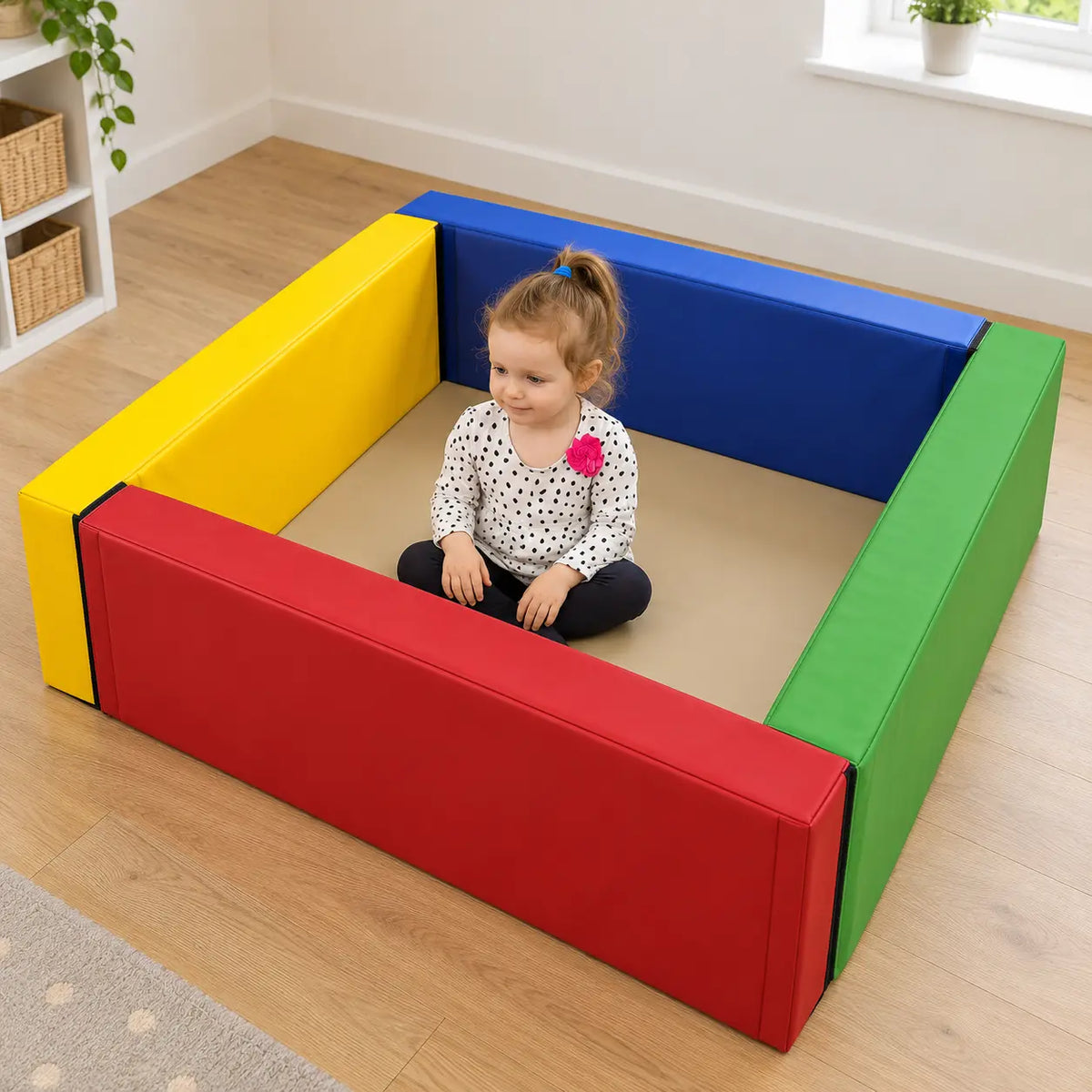 Soft Play Small Square Ball Pool lifestyle view 5 – balls not included