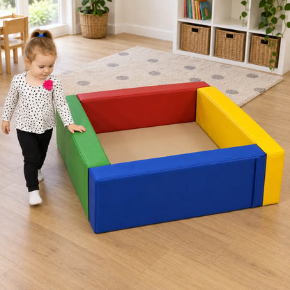 Soft Play Small Square Ball Pool lifestyle view 6 – balls not included