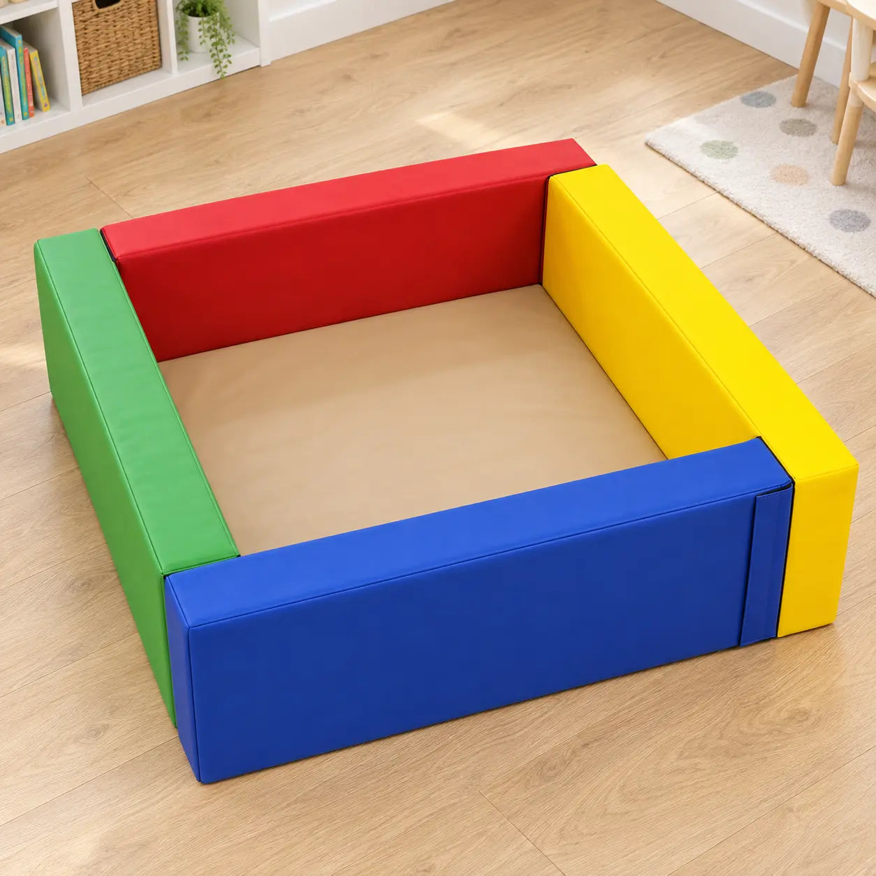 Soft Play Small Square Ball Pool lifestyle view 8 – balls not included